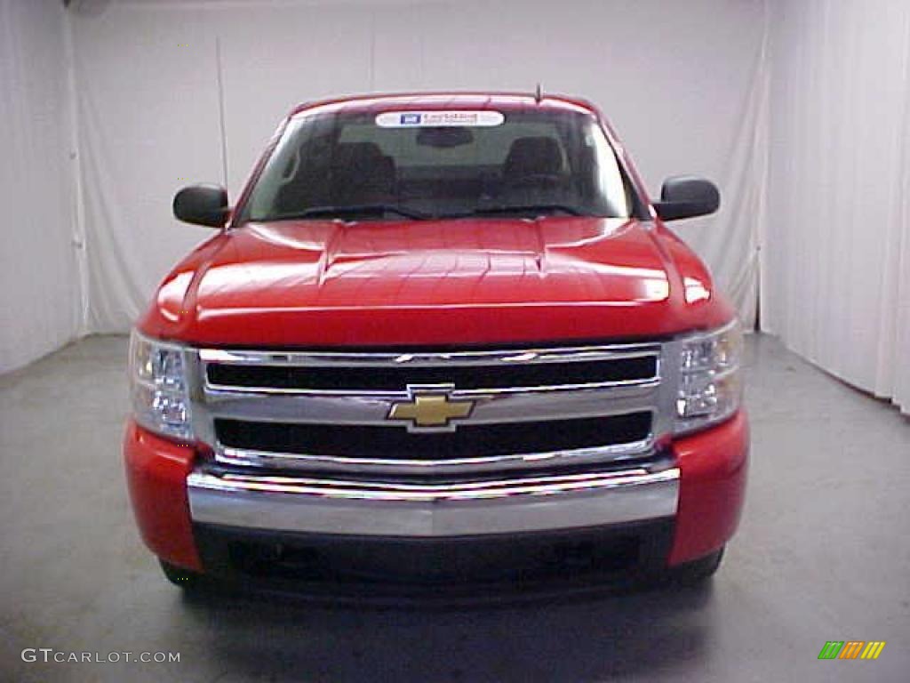 2008 Silverado 1500 Z71 Extended Cab - Victory Red / Dark Titanium photo #2