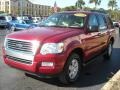 2008 Redfire Metallic Ford Explorer XLT  photo #7