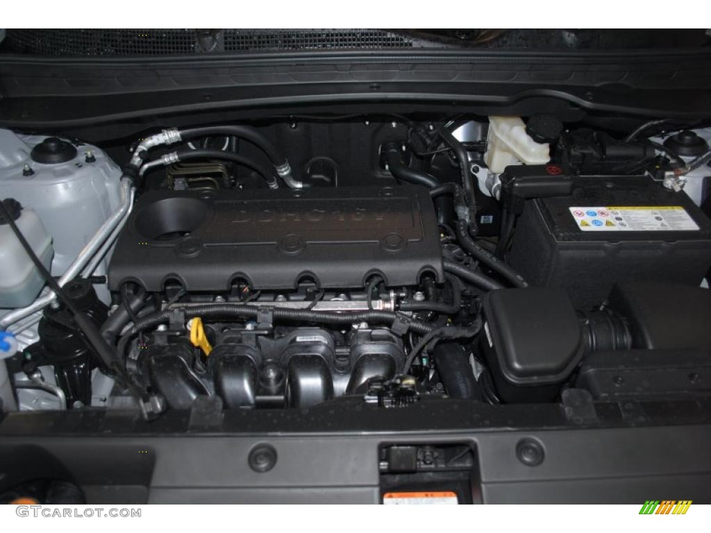 2011 Sportage EX AWD - Bright Silver / Black photo #19