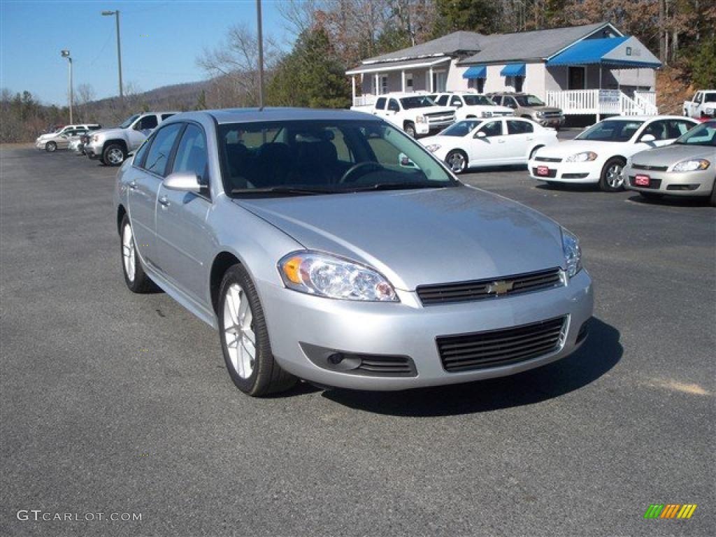 2010 Impala LTZ - Silver Ice Metallic / Ebony photo #4