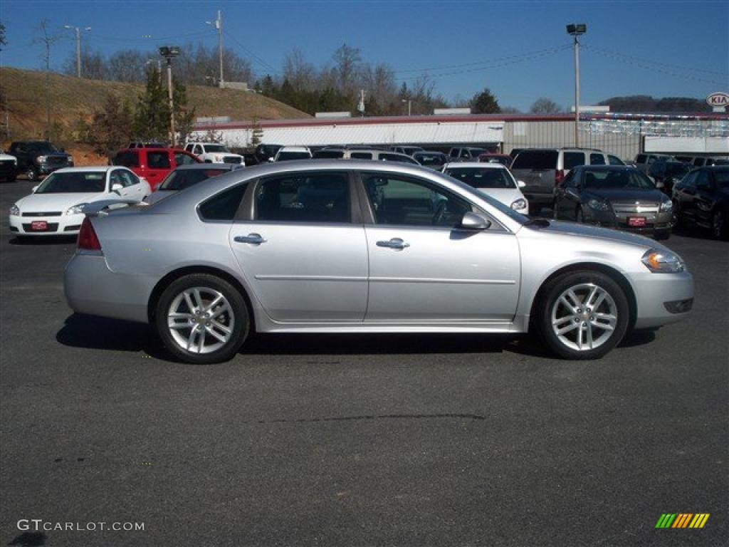 2010 Impala LTZ - Silver Ice Metallic / Ebony photo #5