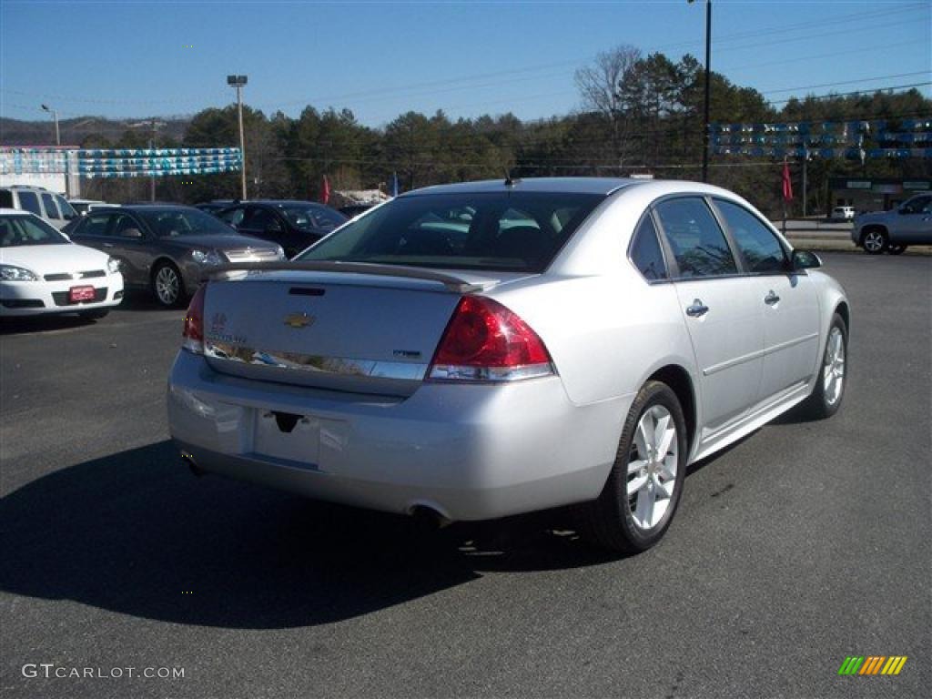 2010 Impala LTZ - Silver Ice Metallic / Ebony photo #6