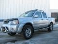 2001 Silver Ice Metallic Nissan Frontier XE V6 Crew Cab 4x4  photo #1