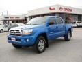 2008 Speedway Blue Toyota Tacoma V6 PreRunner TRD Double Cab  photo #2