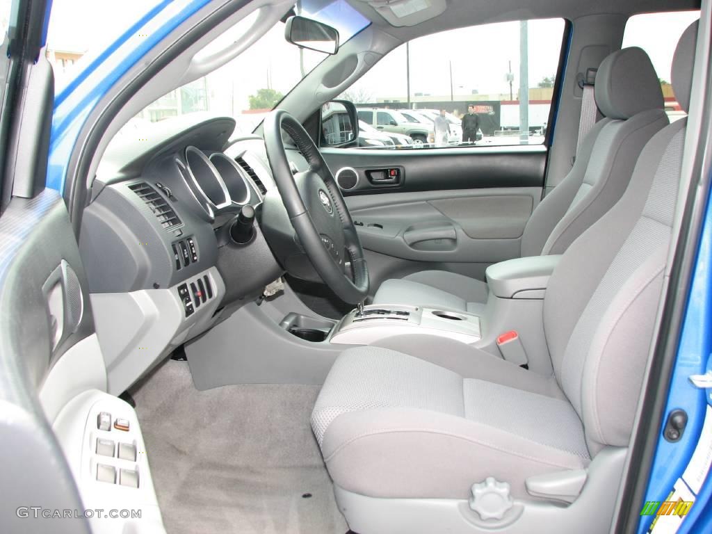 2008 Tacoma V6 PreRunner TRD Double Cab - Speedway Blue / Graphite Gray photo #9