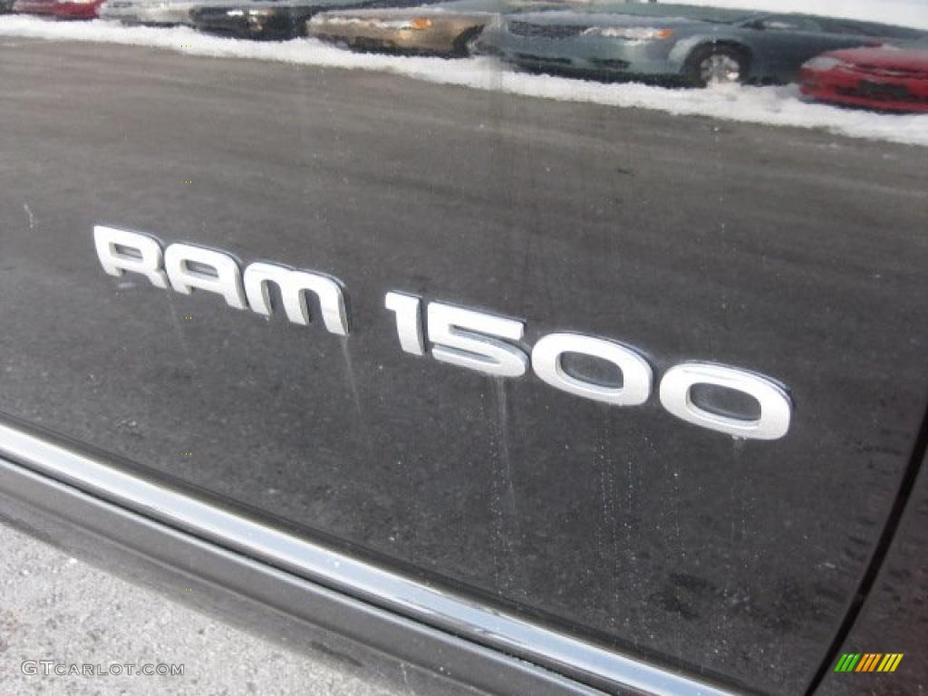 2004 Ram 1500 SLT Regular Cab - Black / Dark Slate Gray photo #14