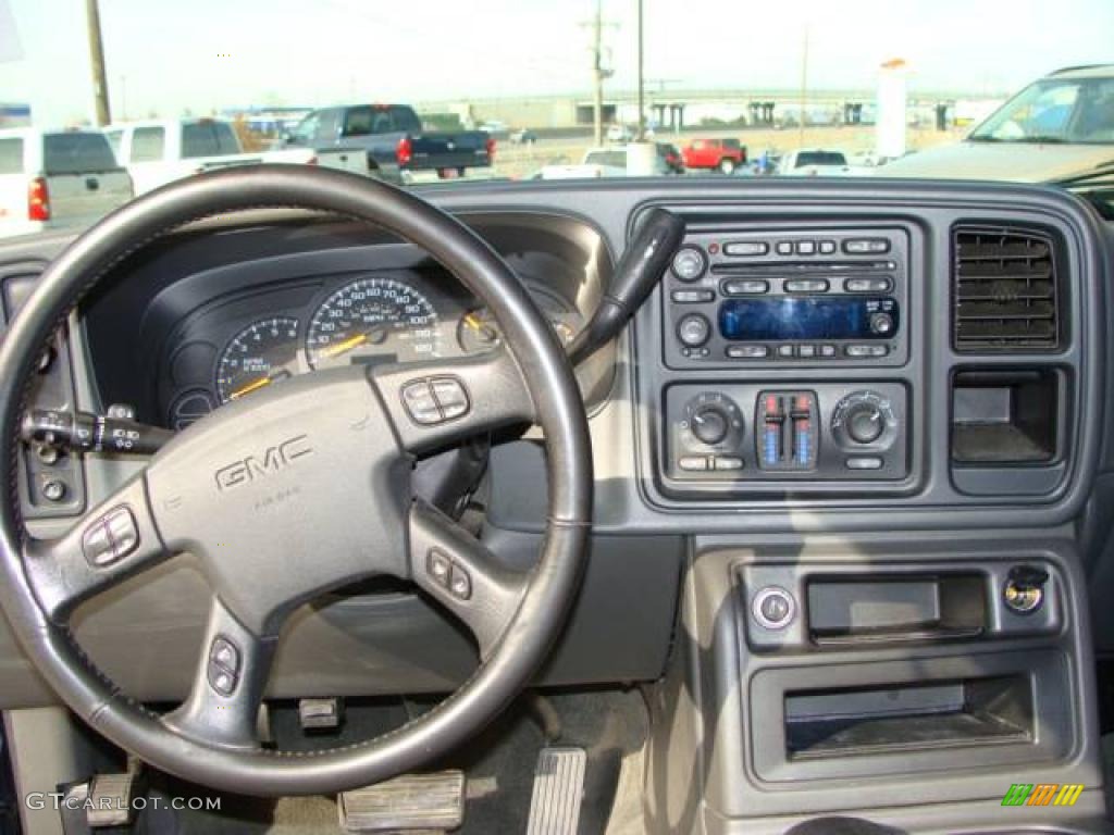 2005 Sierra 1500 SLT Extended Cab - Carbon Metallic / Dark Pewter photo #12