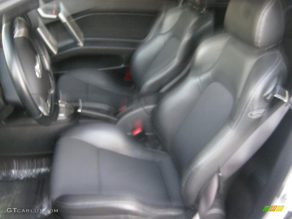 GT Black Leather/Black Sport Grip Interior 2008 Hyundai Tiburon GT Photo #44497502
