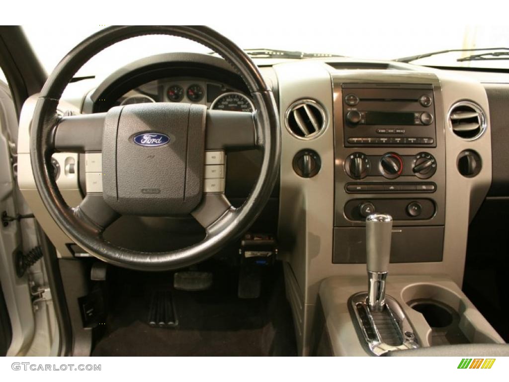 2004 F150 FX4 SuperCab 4x4 - Silver Metallic / Black/Medium Flint photo #7