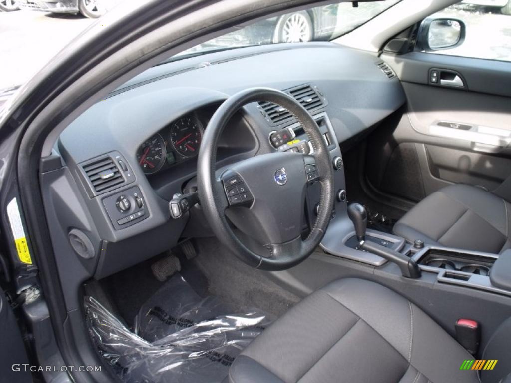 Off Black Interior 2008 Volvo V50 2.4i Photo #44500914