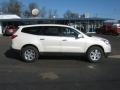 2011 White Diamond Tricoat Chevrolet Traverse LT  photo #6