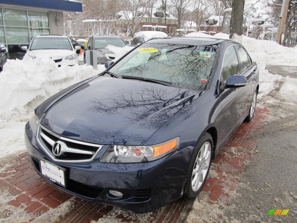 2007 TSX Sedan - Royal Blue Pearl / Parchment photo #1