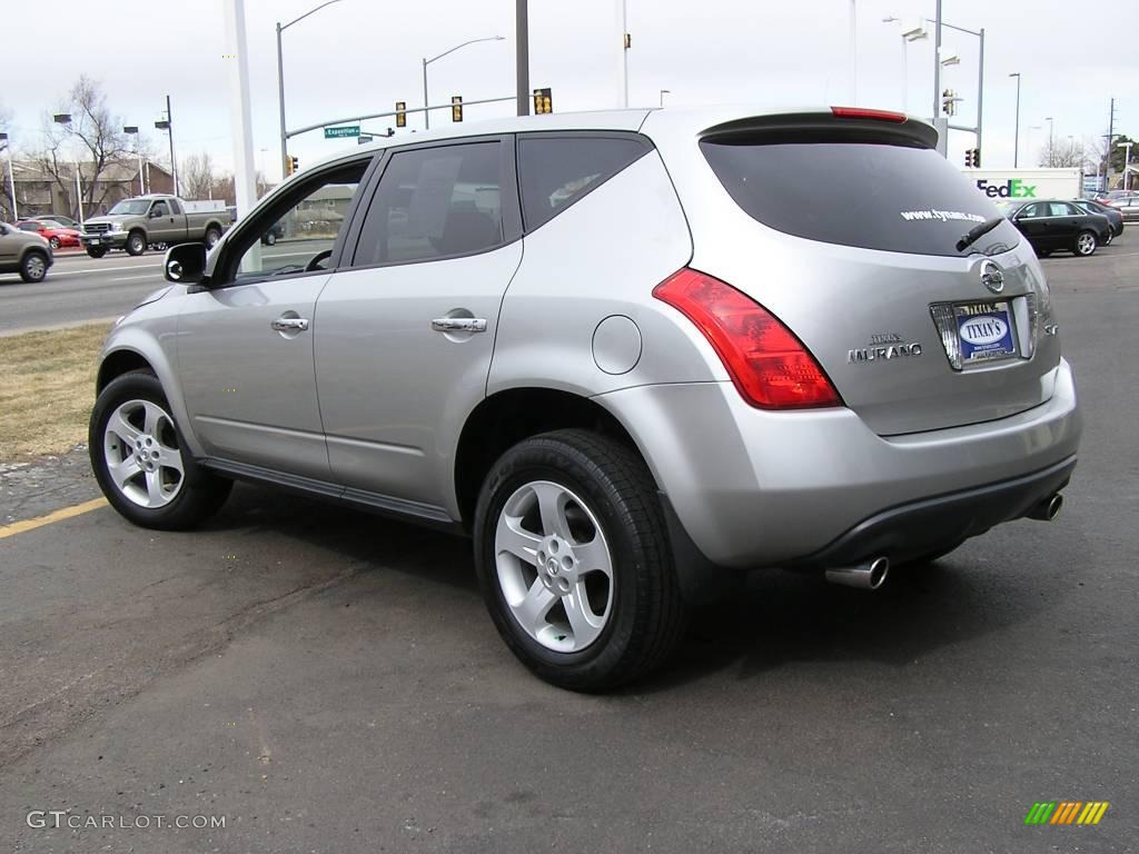 2005 Murano SL AWD - Sheer Silver Metallic / Charcoal photo #2