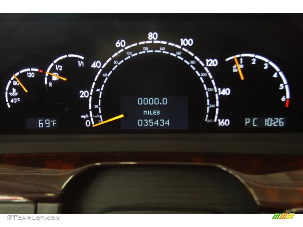 2005 Mercedes-Benz S 500 Sedan Gauges Photo #44513535