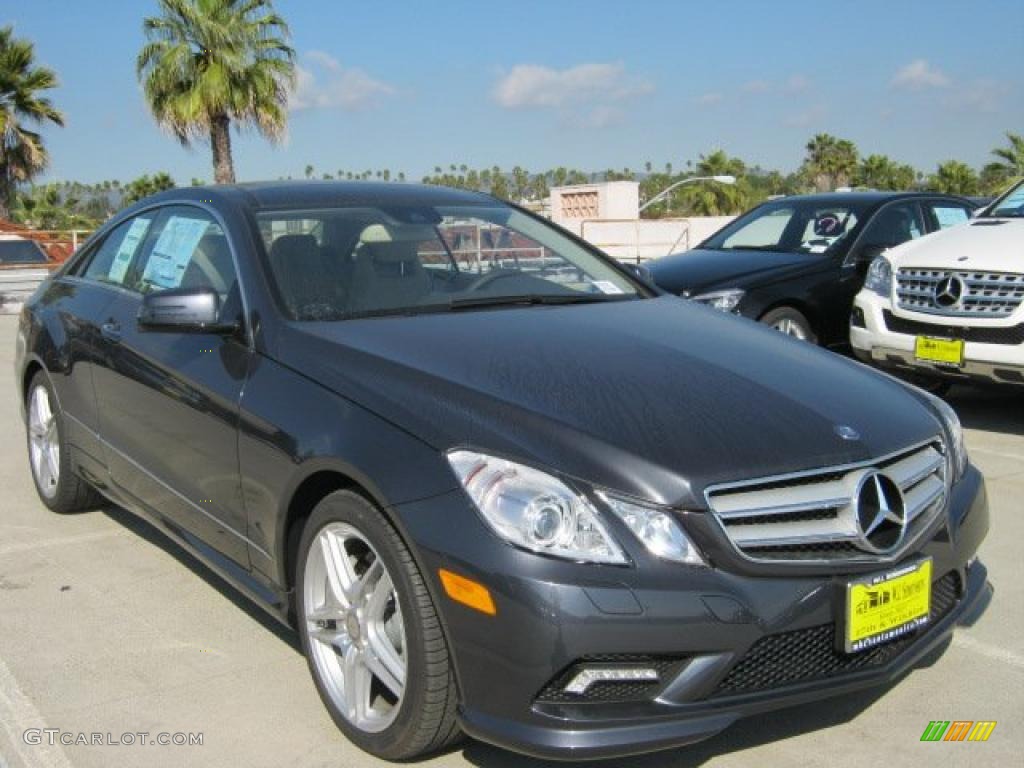 Steel Grey Metallic 2011 Mercedes-Benz E 550 Coupe Exterior Photo #44514143