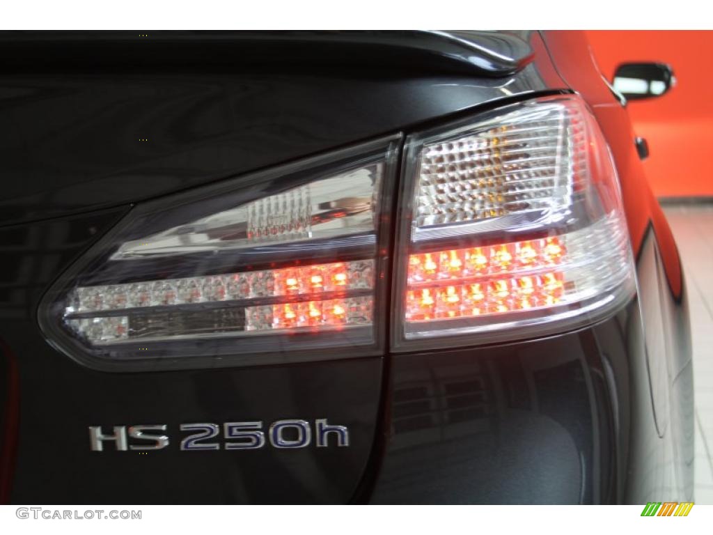2010 HS 250h Hybrid Premium - Smoky Granite Mica / Black photo #16