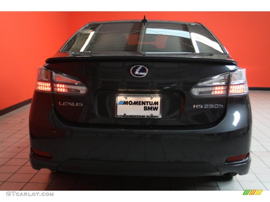 2010 HS 250h Hybrid Premium - Smoky Granite Mica / Black photo #17