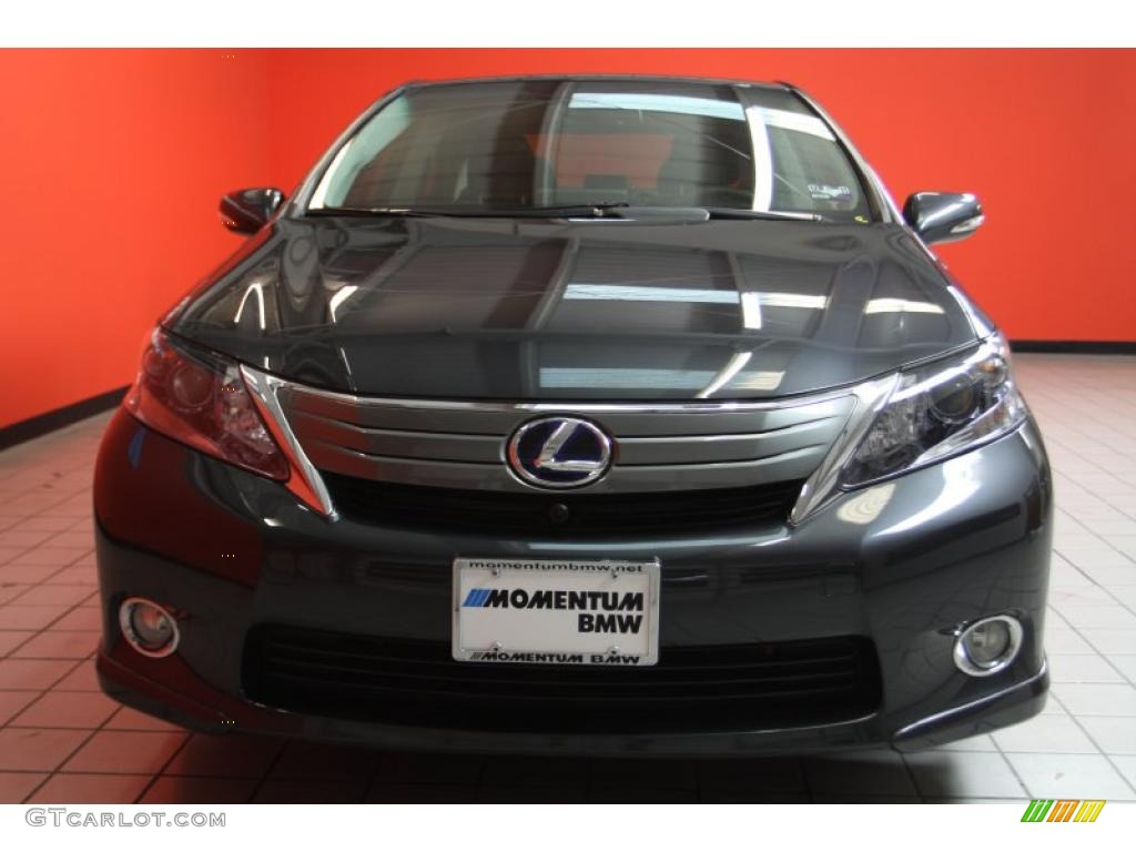 2010 HS 250h Hybrid Premium - Smoky Granite Mica / Black photo #28