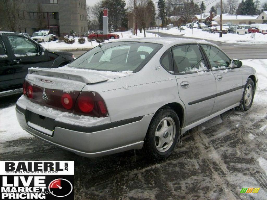 2001 Impala LS - Galaxy Silver Metallic / Medium Gray photo #6