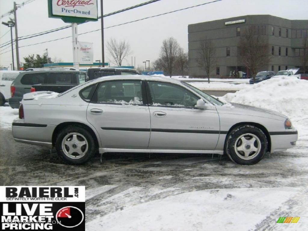 2001 Impala LS - Galaxy Silver Metallic / Medium Gray photo #7