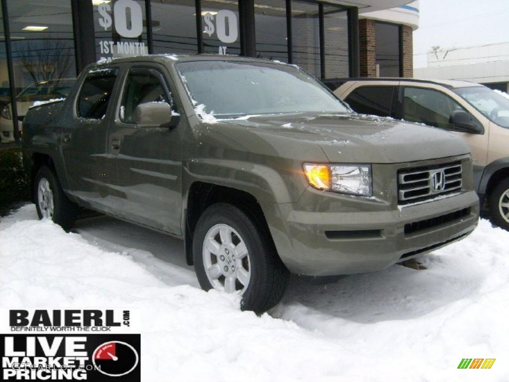 2007 Ridgeline RTS - Aberdeen Green Metallic / Olive photo #1