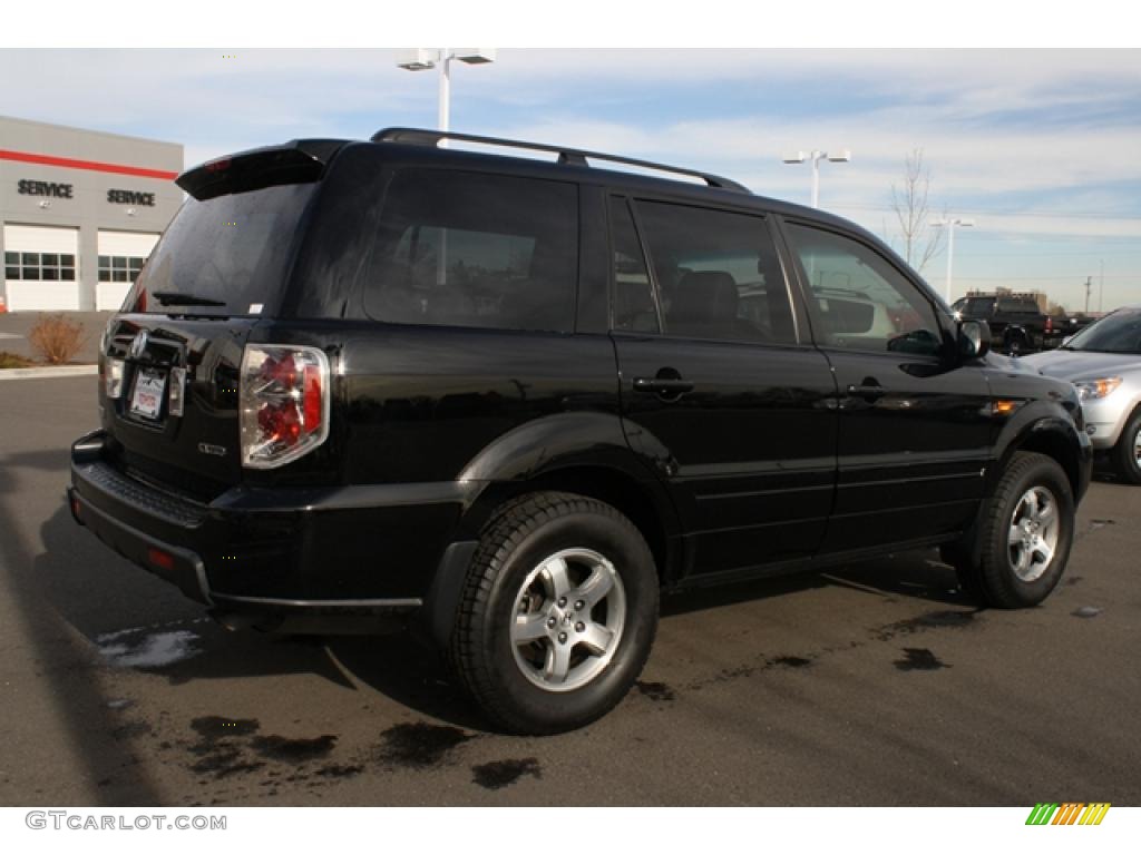 2008 Pilot EX-L 4WD - Formal Black / Gray photo #2
