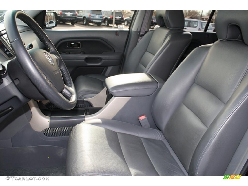 2008 Pilot EX-L 4WD - Formal Black / Gray photo #8