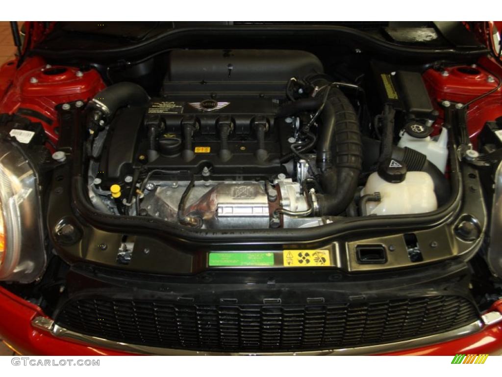 2008 Cooper S Hardtop - Chili Red / Checkered Carbon Black/Black photo #56