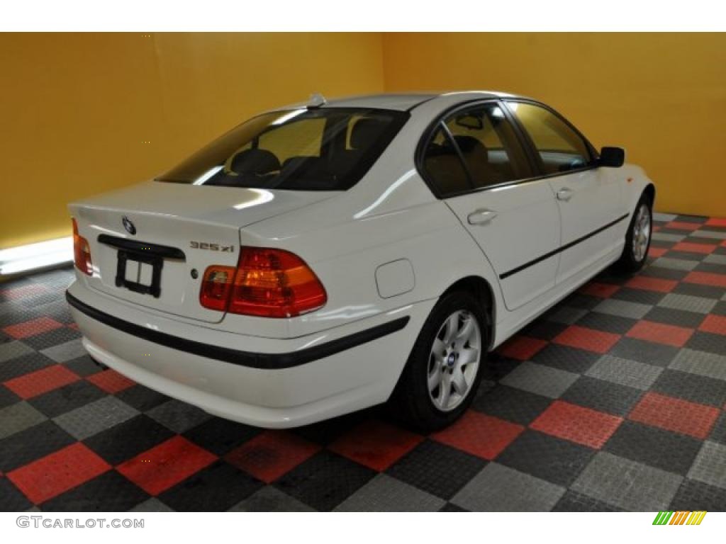 2004 3 Series 325xi Sedan - Alpine White / Black photo #4