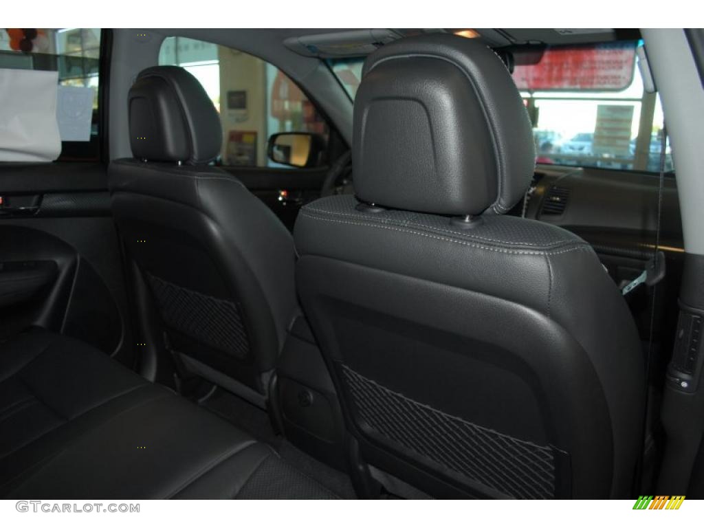 2011 Sorento SX V6 - Ebony Black / Black photo #20