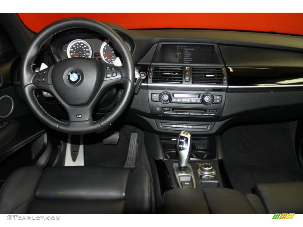 2010 BMW X5 M Standard X5 M Model Black Dashboard Photo #44520615
