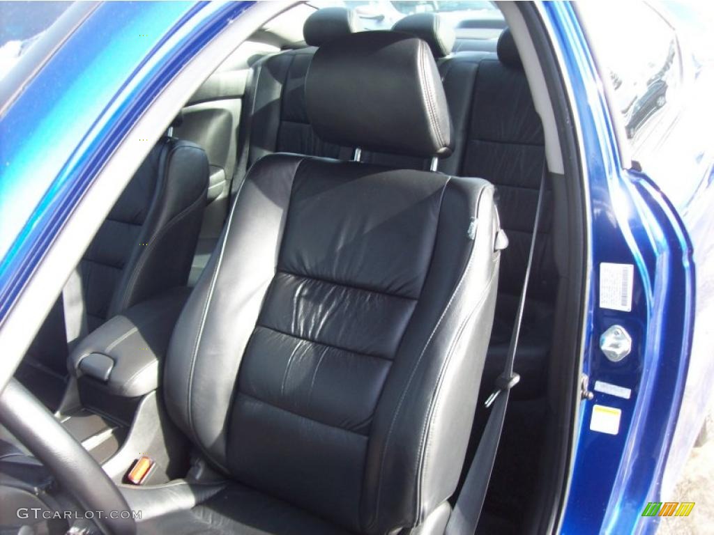 2009 Accord EX-L V6 Coupe - Belize Blue Pearl / Black photo #6