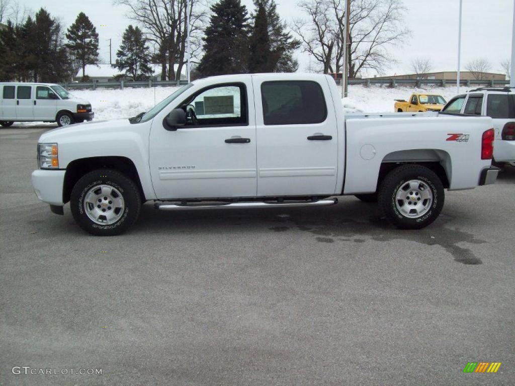 2011 Silverado 1500 LT Crew Cab 4x4 - Summit White / Ebony photo #13