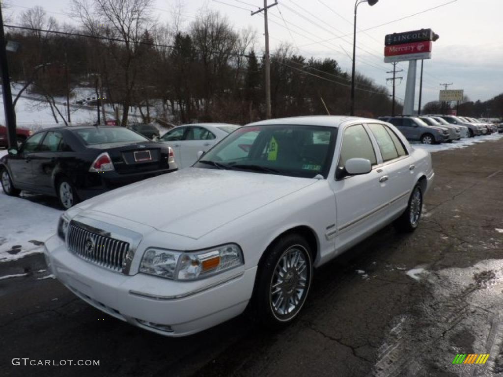 Vibrant White Mercury Grand Marquis