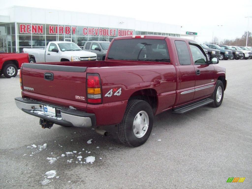 2006 Sierra 1500 SLE Hybrid Extended Cab 4x4 - Sport Red Metallic / Neutral photo #12