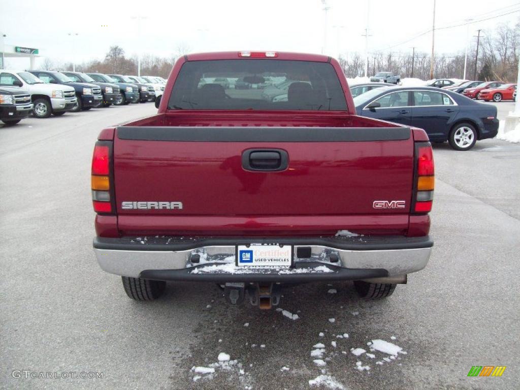 2006 Sierra 1500 SLE Hybrid Extended Cab 4x4 - Sport Red Metallic / Neutral photo #15