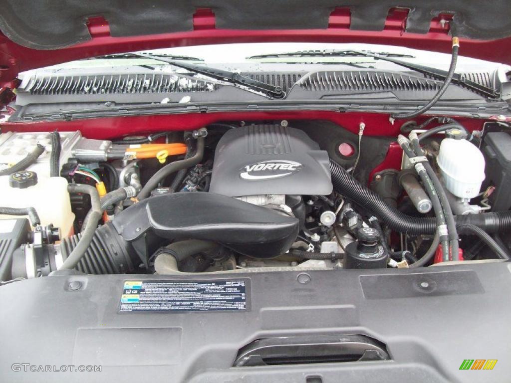 2006 GMC Sierra 1500 SLE Hybrid Extended Cab 4x4 Engine Photos