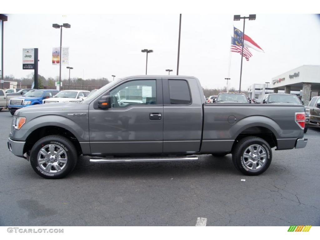 2011 F150 XLT SuperCab - Sterling Grey Metallic / Steel Gray photo #5