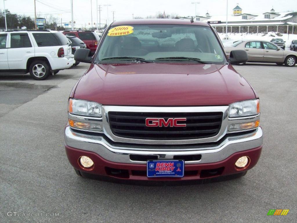 2006 Sierra 1500 SLE Hybrid Extended Cab 4x4 - Sport Red Metallic / Neutral photo #19