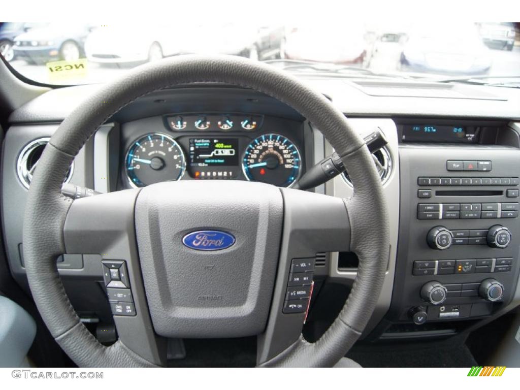 2011 Ford F150 XLT SuperCab Steel Gray Dashboard Photo #44524007