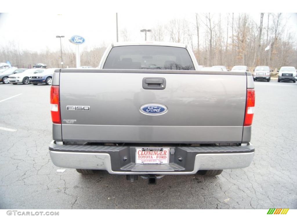 2005 F150 XLT SuperCab 4x4 - Dark Shadow Grey Metallic / Medium Flint Grey photo #4