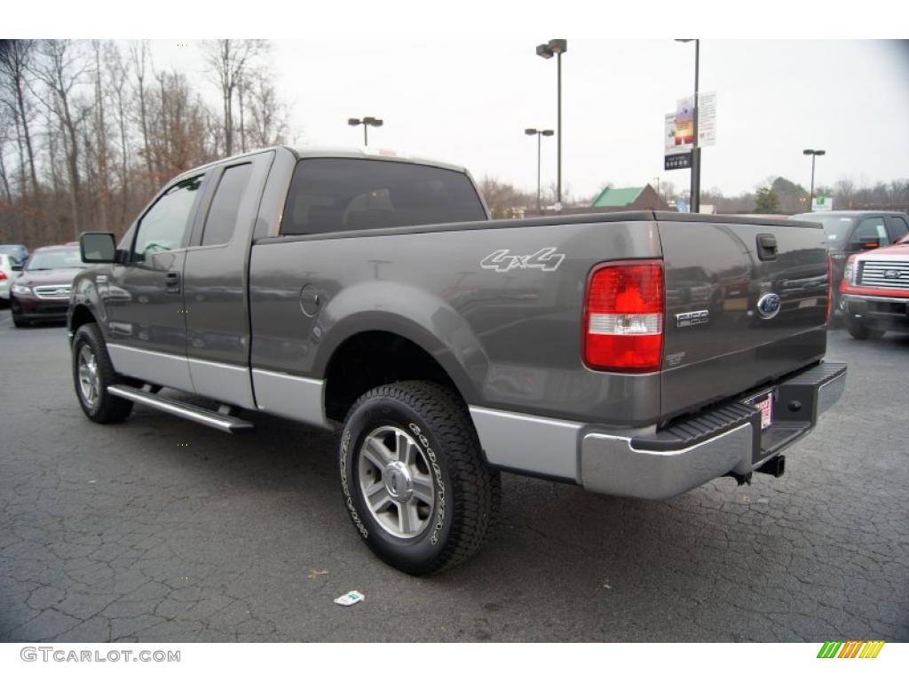 2005 F150 XLT SuperCab 4x4 - Dark Shadow Grey Metallic / Medium Flint Grey photo #38