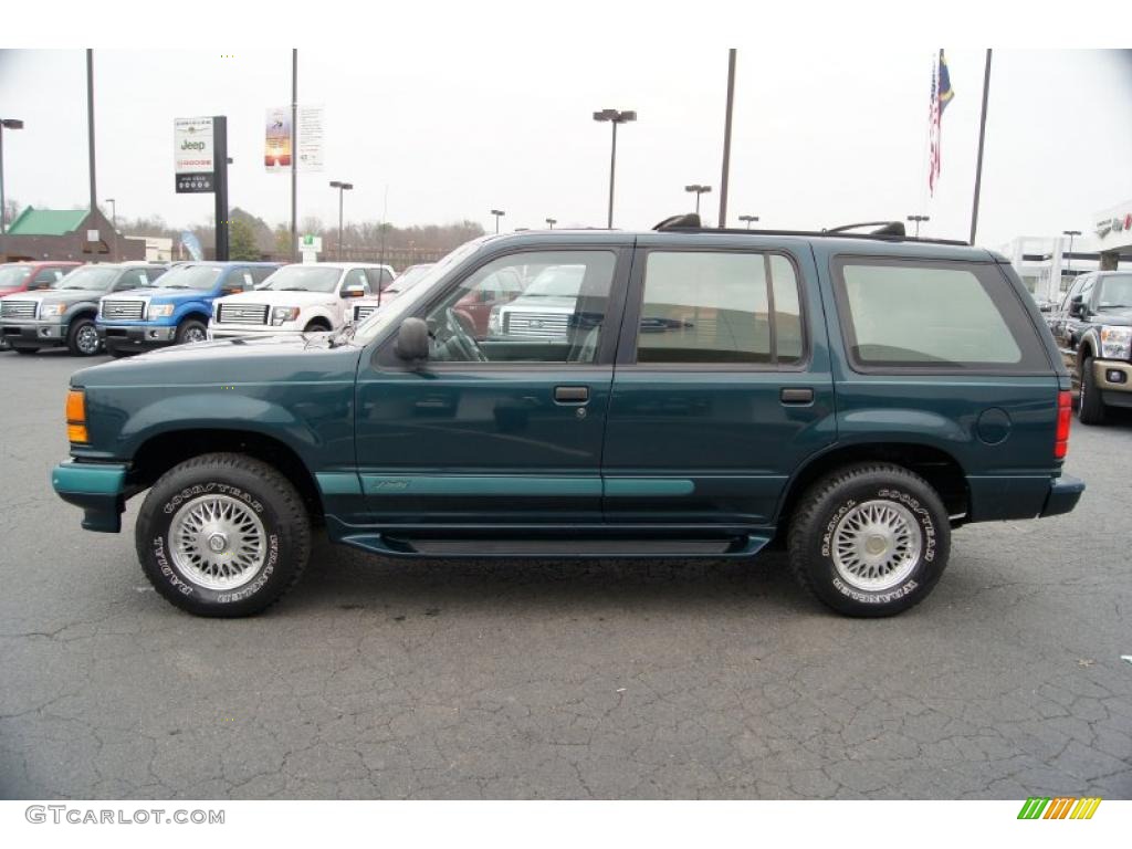 1994 Explorer Limited 4x4 - Deep Emerald Green Metallic / Gray photo #5