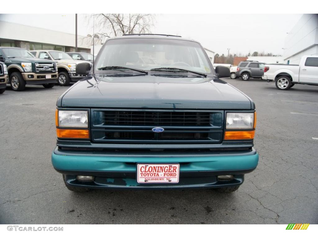 1994 Explorer Limited 4x4 - Deep Emerald Green Metallic / Gray photo #7
