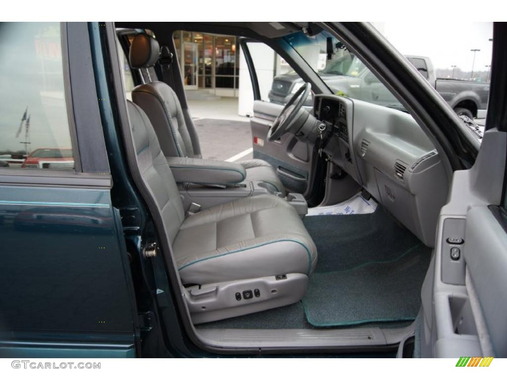 1994 Explorer Limited 4x4 - Deep Emerald Green Metallic / Gray photo #15