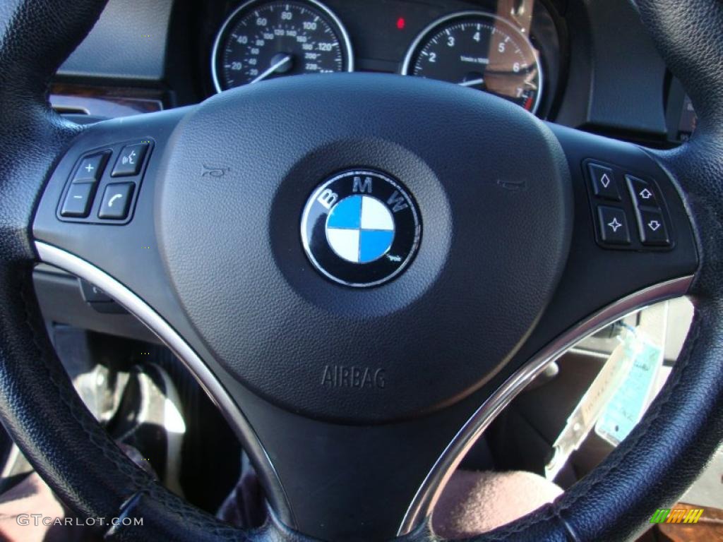 2008 3 Series 328i Convertible - Jet Black / Coral Red/Black photo #45