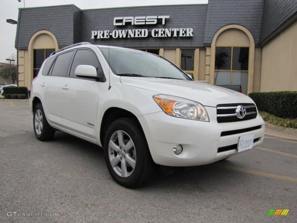 2006 RAV4 Limited - Blizzard White Pearl / Taupe photo #1