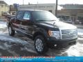 2011 Tuxedo Black Metallic Ford F150 Platinum SuperCrew 4x4  photo #1