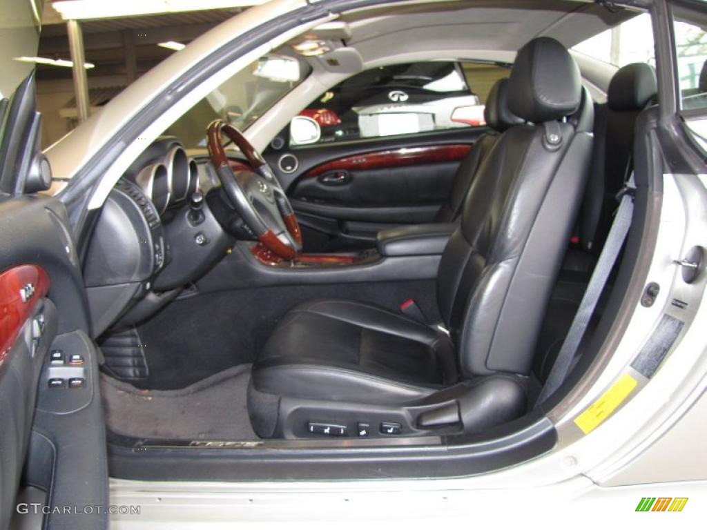 Black Interior 2004 Lexus SC 430 Photo #44530288