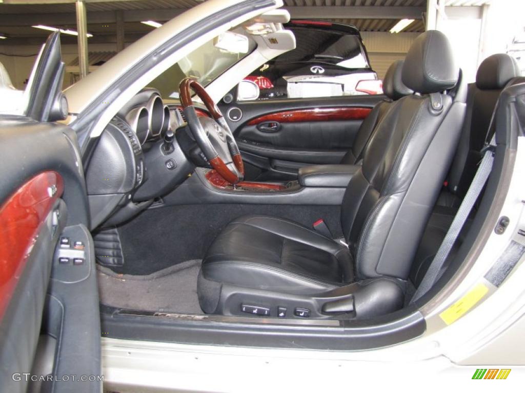 Black Interior 2004 Lexus SC 430 Photo #44530300